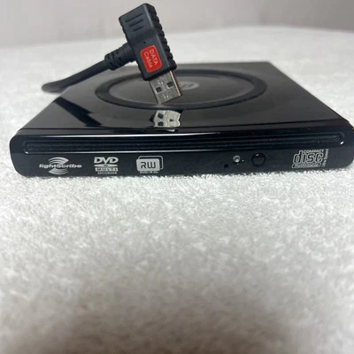 HP Lightscribe 8x DVD565s-H08 Slim RW External 2010 Multiformat DVD Ultra ELEC - Image 1 of 4