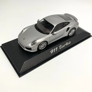 Porsche 911 Turbo 991.1 Silver In Scale 1:43 By Minichamps WAP0203660D - Picture 1 of 10