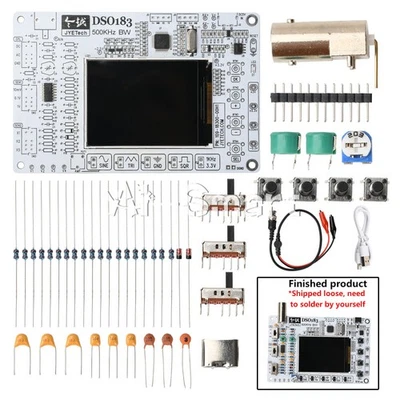 DIY Electronic Kit DSO183 Digital Oscilloscope Teaching Practical Kit 0-500KHz - Image 1 of 4