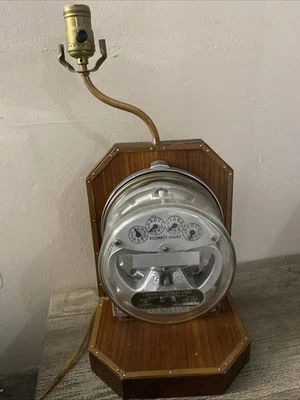 Medidor de vatio-hora monofásico General Electric de colección tipo I-20-A Foto 1 de 4