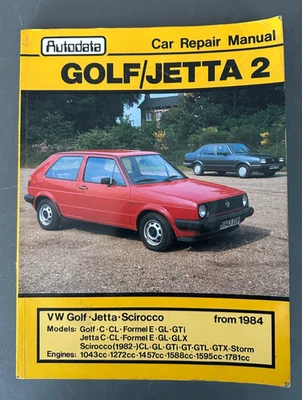 Autodata 311 VW Golf Jetta2 Scirocco 1984 Car Repair Manual - Image 1 of 4