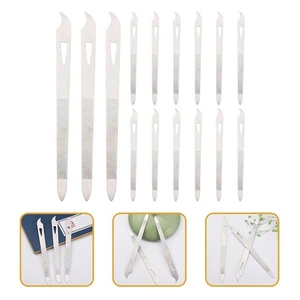  15 Stück Legierung Maniküre Kunstwerkzeuge Metall Nagelfeilen Nageltrimmer - Bild 1 von 12