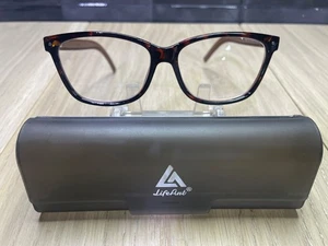 Lifeart blue light blocking glasses Tortoise, 1.75 Magnification Readers - Picture 1 of 7