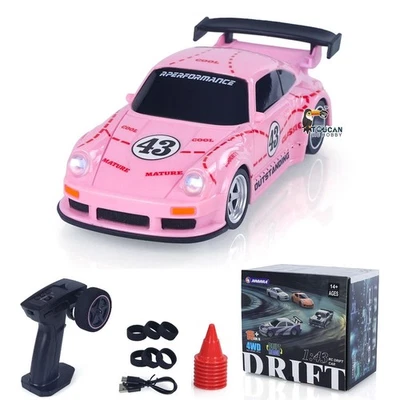 Mini 1/43 4*4 2.4G RC Drift Racing Vehicles Model RTR Car W/Battery LED Lights - Image 1 of 4