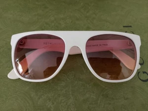 vintage retrosuperfuture flat top  white sunglasses. - Picture 1 of 12