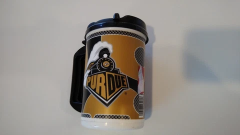 NCAA Purdue Boilermakers 20 oz Plastic Travel Mug Cover