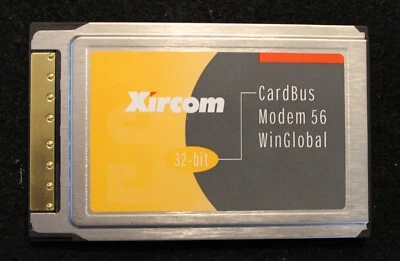 Xircom 32-bit CardBus Modem 56 WinGlobal - Image 1 of 3