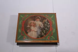 Sandra Kuck Vintage 1987 Reco Weihnachtszauber Spieluhr Schmuckkästchen funktioniert gut - Bild 1 von 13