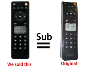 VR2 Replace Remote for Vizio TV VP322, VP322HDTV10A, VP323HDTV10A, VP422, VP422H - Picture 1 of 5