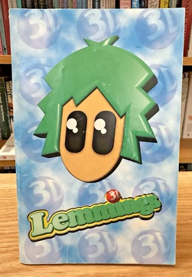 3D Lemmings (1995) PC Big box - Original Manual ONLY - Image 1 of 4