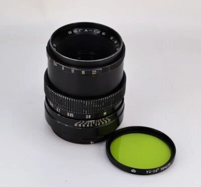 SOVIET USSR VEGA-12B f2.8/90 LENS, for KIEV-6/KIEV-60 CAMERA - Image 1 of 4