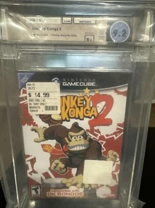 2005 Gamecube Donkey Konga 2 Graded WATA 9.2 Sealed B+ First Party Y-Seam - Picture 1 of 21