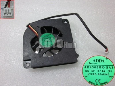For ASUS L3800 Cooling Fan ADDA AB4505MX-GA3 45x45x10mm DC 5V 0.14A 3-Pin HYPRO - Image 1 of 2