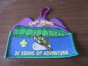 Camp Grimes 2011 Green Border Pocket Patch - Picture 1 of 1