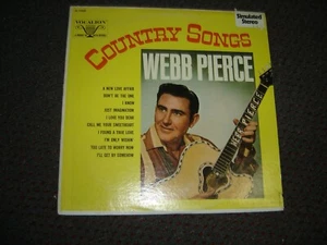 Webb Pierce - Country Songs 1968 USA Stereo Original - Bild 1 von 2