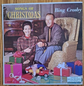 Vintage 33 RPM Bing Crosby Song of Christmas Decca DL 34461 1960 La-Z-Boy Promo - Imagen 1 de 4