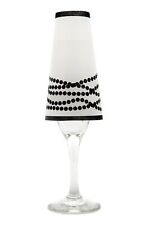 di Potter CS100 Her Pearls Paper Champagne Glass Shade, Black (Pack of 