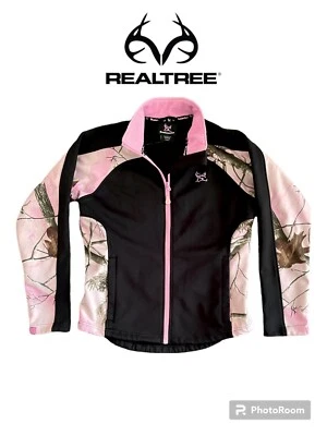 Bushmaster Realtree Scuba Jacket Wom Small Camo Pink Hunting Camp Country Fall - Image 1 of 4