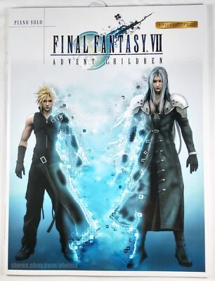 Libro de canciones Final Fantasy VII 7 ADVENT CHILDREN piano solo FF7 Foto 1 de 4