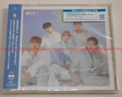 New Monsta X Wish on the same sky First Limited Edition CD Card Japan UPCH-89431 - Image 1 of 3