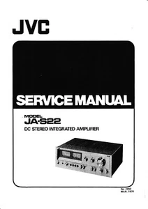 Manual de servicio instrucciones para JVC JA-S22 - Imagen 1 de 1