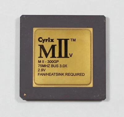 Socket 7 Processor - Cyrix MII M II-300GP - 75MHz bus - TESTED - Image 1 of 2