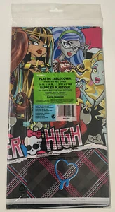 Monster High Dolls Tablecover Party Supply Plastic NOS 2011 54" x 84" Sealed - Picture 1 of 2