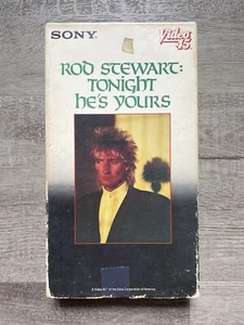Rod Stewart – Tonight He's Yours (VHS, 1982) Embassy Home Ent. RARE VHS - Picture 1 of 4