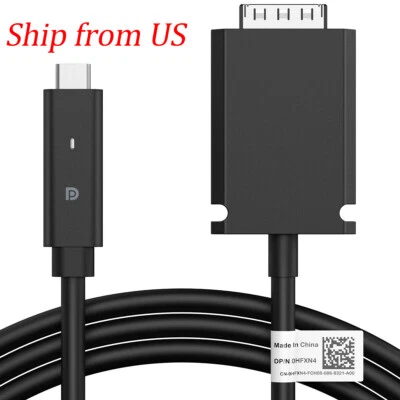 0HFXN4 Working Replace USB-C Cable For Dell WD15 4K Docking Station Cable PM41V - Image 1 of 4