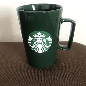 Taza alta Starbucks 2020 con logotipo de sirena verde 15 oz café cerámica usada en excelente estado - Imagen 1 de 5