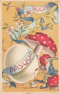 CARTOLINA *82 AUGURI-FESTE BUONA PASQUA REGALI FELICITA UOVO GIOIA NON VIAGGIATA - Picture 1 of 2