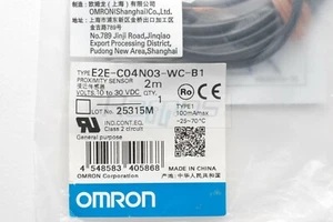E2E-C04N03-WC-B1 Interruptor De Proximidad Fabricante OMRON Almacén En Italia - Imagen 1 de 12