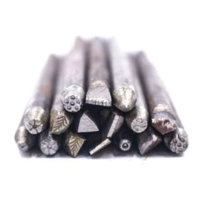 36 Pcs/set Steel Punch Stamp Flower Punch Jewelry Finishing Calyx Carving Tools - Picture 1 of 6