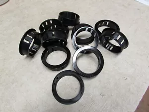 500 pcs - 2.25" Snap-In Plastic Bushings for Knock-Outs Black RV Camper Trailer - Picture 1 of 5