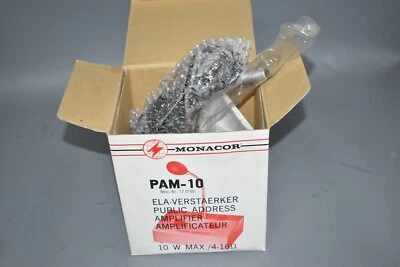MONACOR PAM-10 ELA-Verstärker Beschallungstechnik NOS Unbenutzt/n3 - Bild 1 von 4