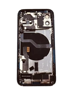 Original IPHONE 12 Housing Frame Glass Battery Cover With Share Blue - Afbeelding 1 van 2