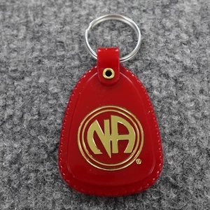 Narcotics Anonymous Key Tag Red 90 Days Clean Time Recovery NA Keytag Keychain - Picture 1 of 6