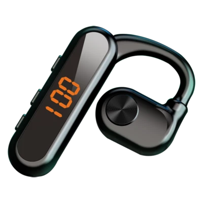 Wireless Earphones Bluetooth Headphones EarHook Handsfree Call Headset with Mic - Image 1 of 4