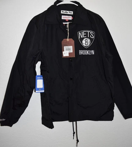 New Brooklyn Nets Coaches L Black Snap Bloomingdales Jacket 6372 A 3NN 2 ABN2IH Cover