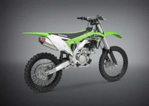 Tapa con sistema de escape completo Yoshimura RS4 acero inoxidable/aluminio/carbono Kawasaki KXF250 17-20 - Imagen 1 de 5