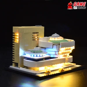 LED Light Kit for Solomon R. Guggenheim Museum - Compatible with LEGO® 21035 Set - Picture 1 of 10