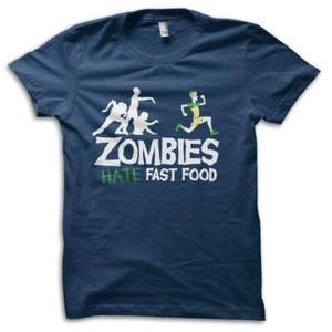 Lustiges T-Shirt "Zombies hassen Fast Food" Zombie Witz M5698 - Bild 1 von 5