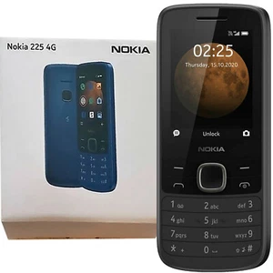 BNIB Nokia 225 Dual SIM 128MB + 64MB Black Factory Unlocked 4G/LTE OEM - Picture 1 of 1