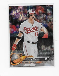 CHRIS DAVIS 2018 TOPPS S2 #587 FOILBOARD PARALLEL FACTORY SET ONLY 078/190 - Picture 1 of 1