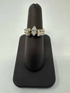 Lady's Diamond Wedding Set 21 Diamonds .89 Carat T.W. 14K Yellow Gol (B07000481) - Picture 1 of 1