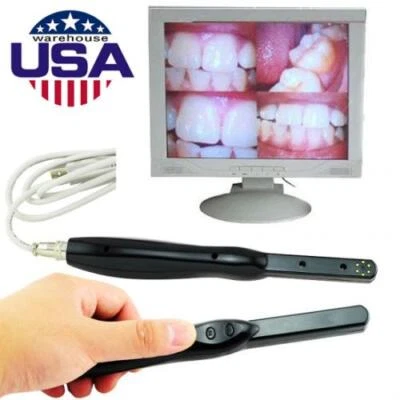 Cámara intraoral dental HD USB 2.0 6 megapíxeles imagen clara 6-LED lámpara FDA Foto 1 de 4