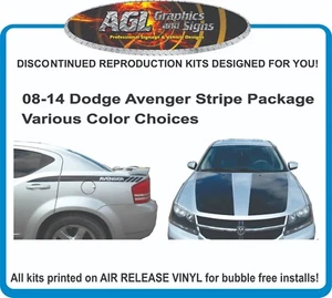 DODGE AVENGER CUSTOM STRIPE KIT , GRAPHIC 2008 -14 R/T - Picture 1 of 6