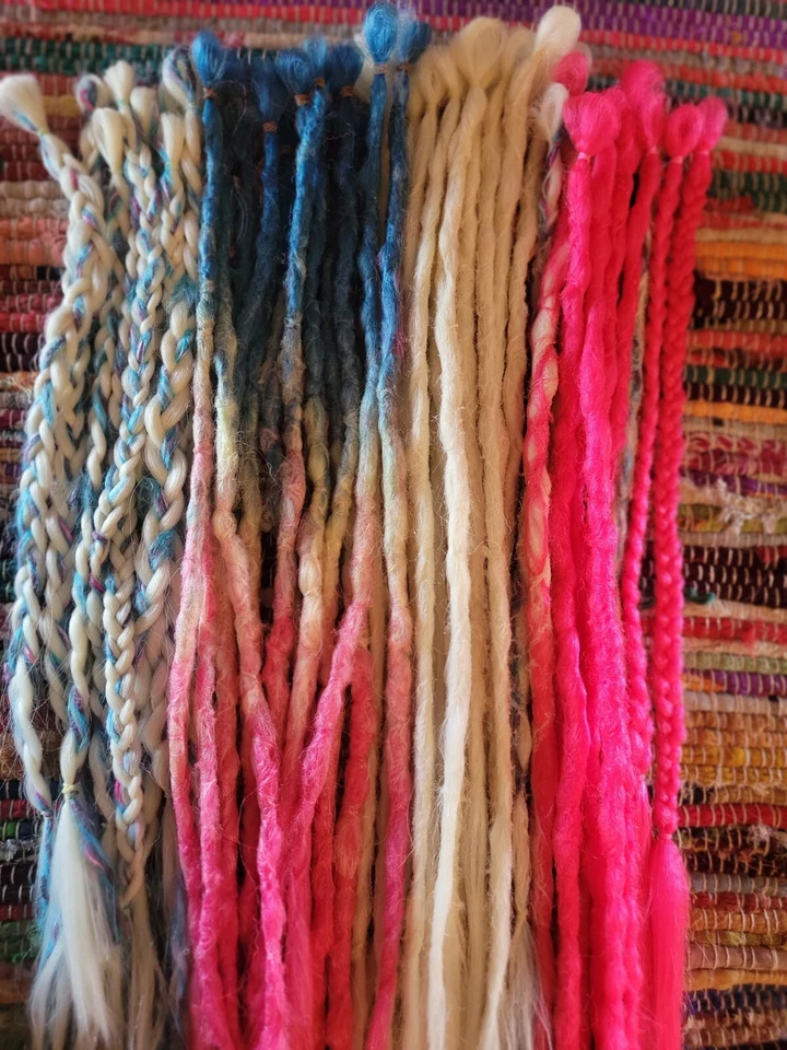 Extensão Dreadlock inspirada em Harley Quinn  - Imagem 1 de 4