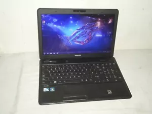 Toshiba Satellite C660 15.6" Windows 7 Laptop Dual Core 320Gb 4Gb Webcam Office - Picture 1 of 4