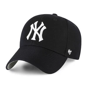 47 Brand New York Yankees MLB MVP Hat! Structured Fit Adjustable Strap Baseball - Picture 1 of 2